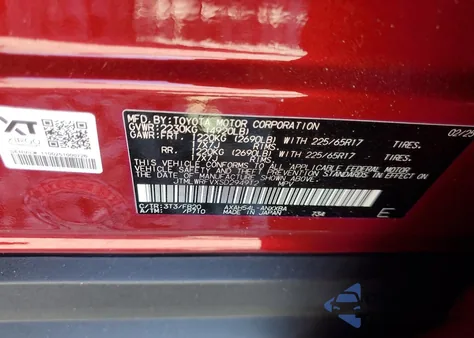 2025 Toyota Rav4 Le z USA, uszkodzony, nr VIN JTMLWRFVXSD294912